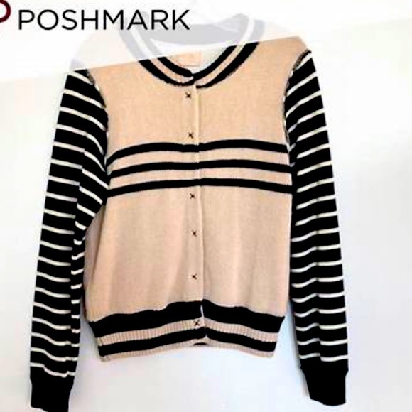 Skies are Blue Sweater Bomber Jacket - Picture 1 of 3